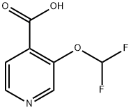 3-(Difluoromethoxy)isonicotinic acid Struktur