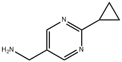 (2-CYCLOPROPYLPYRIMIDIN-5-YL)METHANAMINE Struktur