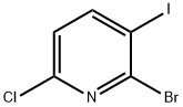 2-Bromo-6-chloro-3-iodo-pyridine Struktur