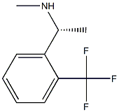 (1R)-N-METHYL-1-[2-(TRIFLUOROMETHYL)PHENYL]ETHYLAMINE Struktur