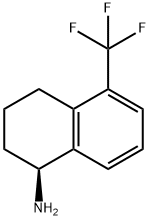 (1S)-5-(TRIFLUOROMETHYL)-1,2,3,4-TETRAHYDRONAPHTHYLAMINE Struktur