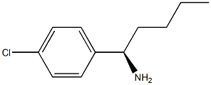 (1R)-1-(4-CHLOROPHENYL)PENTAN-1-AMINE Struktur