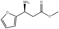 (S)-3-Amino-3-furan-2-yl-propionic acid methyl ester Struktur