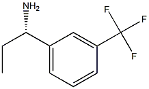 (1S)-1-[3-(TRIFLUOROMETHYL)PHENYL]PROPYLAMINE Struktur