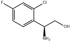 (2S)-2-AMINO-2-(2-CHLORO-4-FLUOROPHENYL)ETHAN-1-OL Struktur