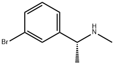 [(1R)-1-(3-BROMOPHENYL)ETHYL](METHYL)AMINE Struktur