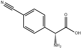 R-4-cyanophenylglycine Struktur