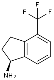 (1S)-4-(TRIFLUOROMETHYL)INDANYLAMINE Struktur