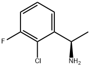 (1R)-1-(2-CHLORO-3-FLUOROPHENYL)ETHYLAMINE Struktur