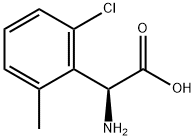 (2S)-2-AMINO-2-(6-CHLORO-2-METHYLPHENYL)ACETIC ACID Struktur