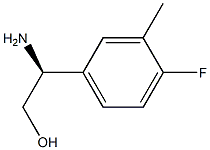 (2S)-2-AMINO-2-(4-FLUORO-3-METHYLPHENYL)ETHAN-1-OL Struktur