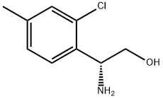 (2R)-2-AMINO-2-(2-CHLORO-4-METHYLPHENYL)ETHAN-1-OL Struktur