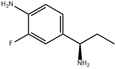 4-((1R)-1-AMINOPROPYL)-2-FLUOROPHENYLAMINE Struktur