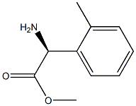 METHYL(2S)-2-AMINO-2-(2-METHYLPHENYL)ACETATE Struktur