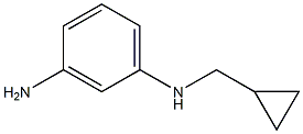 (1S)(3-AMINOPHENYL)CYCLOPROPYLMETHYLAMINE Struktur