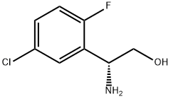 (2R)-2-AMINO-2-(5-CHLORO-2-FLUOROPHENYL)ETHAN-1-OL Struktur