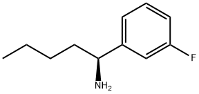 (1S)-1-(3-FLUOROPHENYL)PENTYLAMINE Struktur