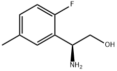 (2S)-2-AMINO-2-(2-FLUORO-5-METHYLPHENYL)ETHAN-1-OL Struktur