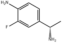 4-((1S)-1-AMINOETHYL)-2-FLUOROPHENYLAMINE Struktur