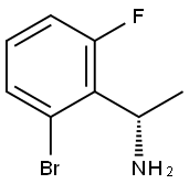 (1S)-1-(2-BROMO-6-FLUOROPHENYL)ETHYLAMINE Struktur