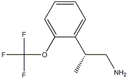 ((1R)-1-[2-(TRIFLUOROMETHOXY)PHENYL]ETHYL)METHYLAMINE Struktur