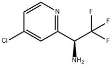 (1S)-1-(4-CHLORO(2-PYRIDYL))-2,2,2-TRIFLUOROETHYLAMINE Struktur