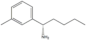 (1S)-1-(3-METHYLPHENYL)PENTYLAMINE Struktur