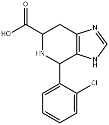 4-(2-chlorophenyl)-3H,4H,5H,6H,7H-imidazo[4,5-c]pyridine-6-carboxylic acid Struktur