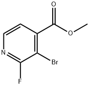 methyl 3-bromo-2-fluoroisonicotinate Struktur