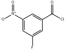 3-FLUORO-5-NITROBENZOYL CHLORIDE Struktur