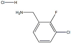 (3-CHLORO-2-FLUOROPHENYL)METHANAMINE HYDROCHLORIDE Struktur