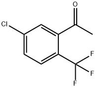 1-(5-chloro-2-(trifluoromethyl)phenyl)ethanone Struktur