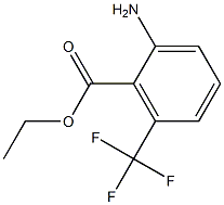 Ethyl 2-amino-6-(trifluoromethyl)benzoate Struktur