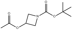 tert-Butyl 3-acetoxyazetidine-1-carboxylate Struktur