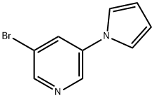 3-bromo-5-(1H-pyrrol-1-yl)pyridine Struktur