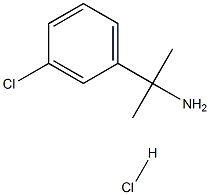 2-(3-Chlorophenyl)propan-2-amine HCl Struktur