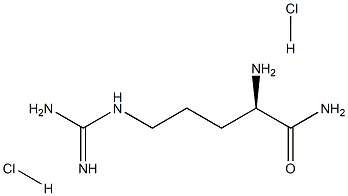 D-Argininamide Dihydrochloride Struktur