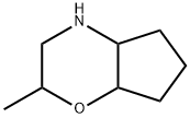 2-Methyl-octahydro-cyclopenta[1,4]oxazine Struktur