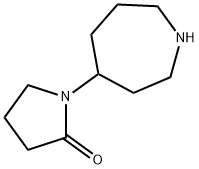 1-azepan-4-ylpyrrolidin-2-one Struktur