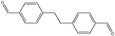 Benzaldehyde, 4,4'-(1,2-ethanediyl)bis- Struktur