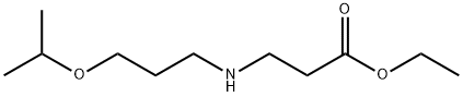 ethyl 3-{[3-(propan-2-yloxy)propyl]amino}propanoate Struktur