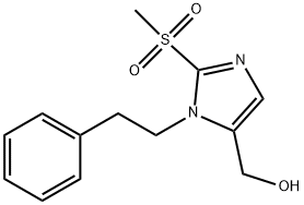 [2-methanesulfonyl-1-(2-phenylethyl)-1H-imidazol-5-yl]methanol Struktur