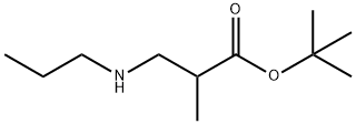 tert-butyl 2-methyl-3-(propylamino)propanoate Struktur