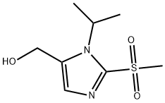 [2-methanesulfonyl-1-(propan-2-yl)-1H-imidazol-5-yl]methanol Struktur