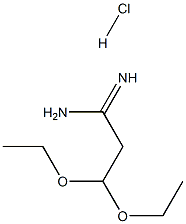 3,3-Diethoxypropanamidine hydrochloride Struktur