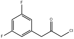 1-chloro-3-(3,5-difluorophenyl)propan-2-one Struktur