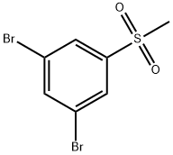 1,3-dibromo-5-(methylsulfonyl)benzene Struktur