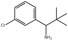 1-(3-CHLOROPHENYL)-2,2-DIMETHYLPROPAN-1-AMINE Struktur