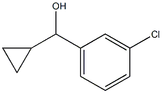 (3-chlorophenyl)-cyclopropylmethanol Struktur