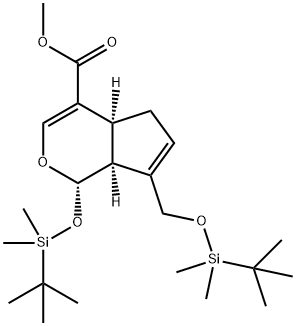 (1S,4AS,7AS)-METHYL 1-(TERT-BUTYLDIMETHYLSILYLOXY)-7-((TERT-BUTYLDIMETHYLSILYLOXY)METHYL)-1,4A,5,7A-TETRAHYDROCYCLOPENTA[C]PYRAN-4-CARBOXYLATE